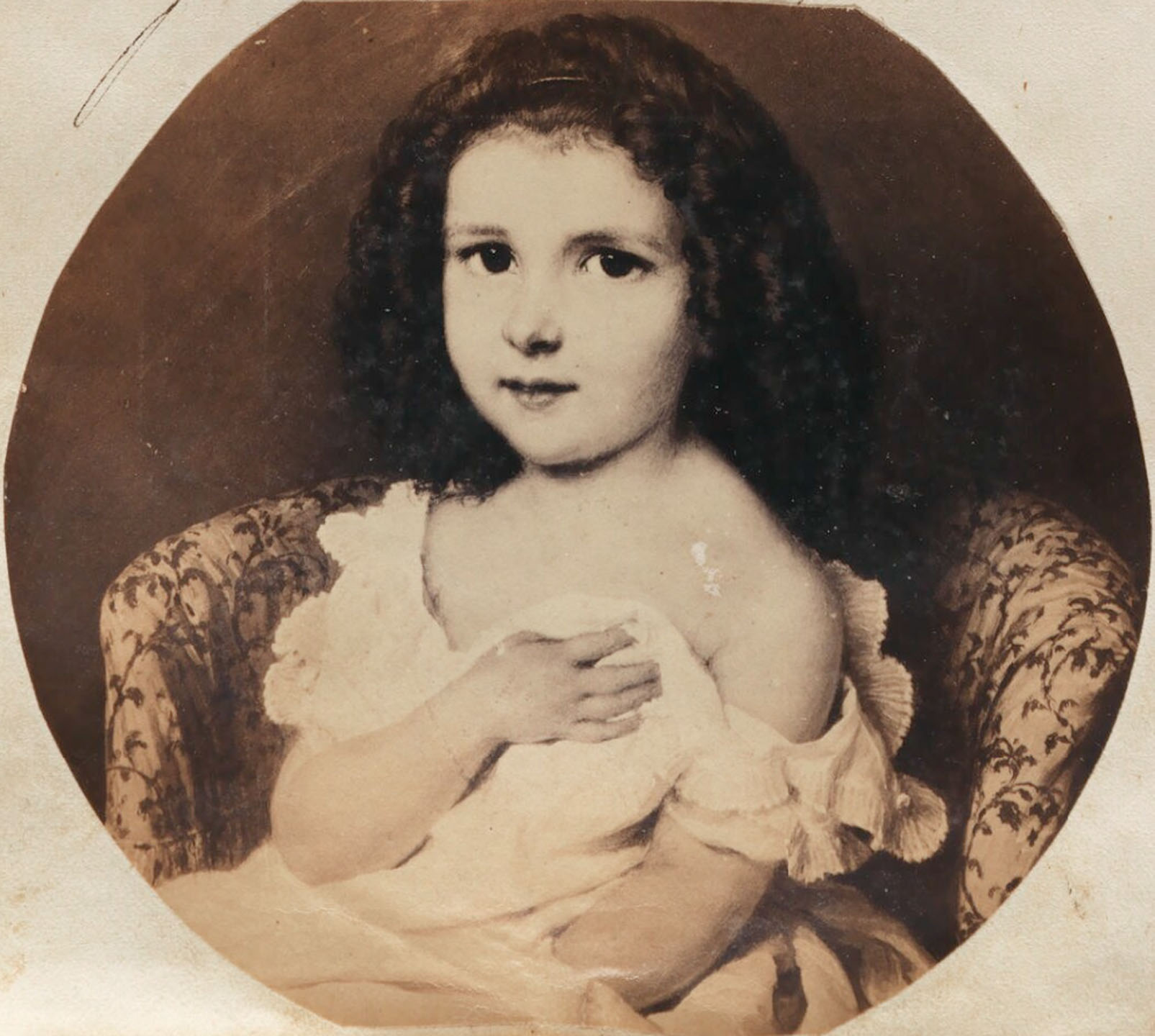 Mlle Flachat par Camille Silvy, à la demande d'Ann Scarisbrick-vers 1862