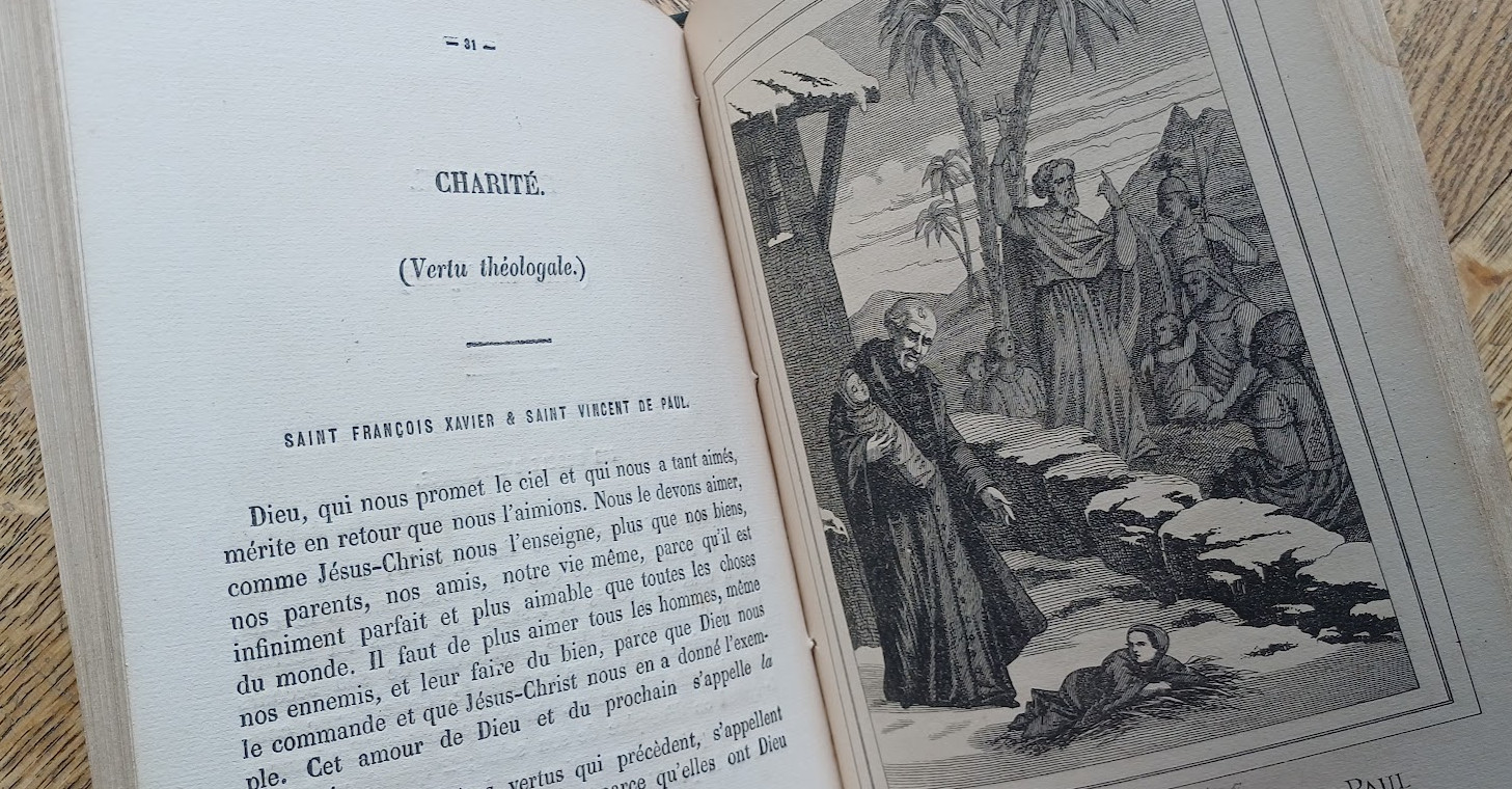 La charité, la religion en images