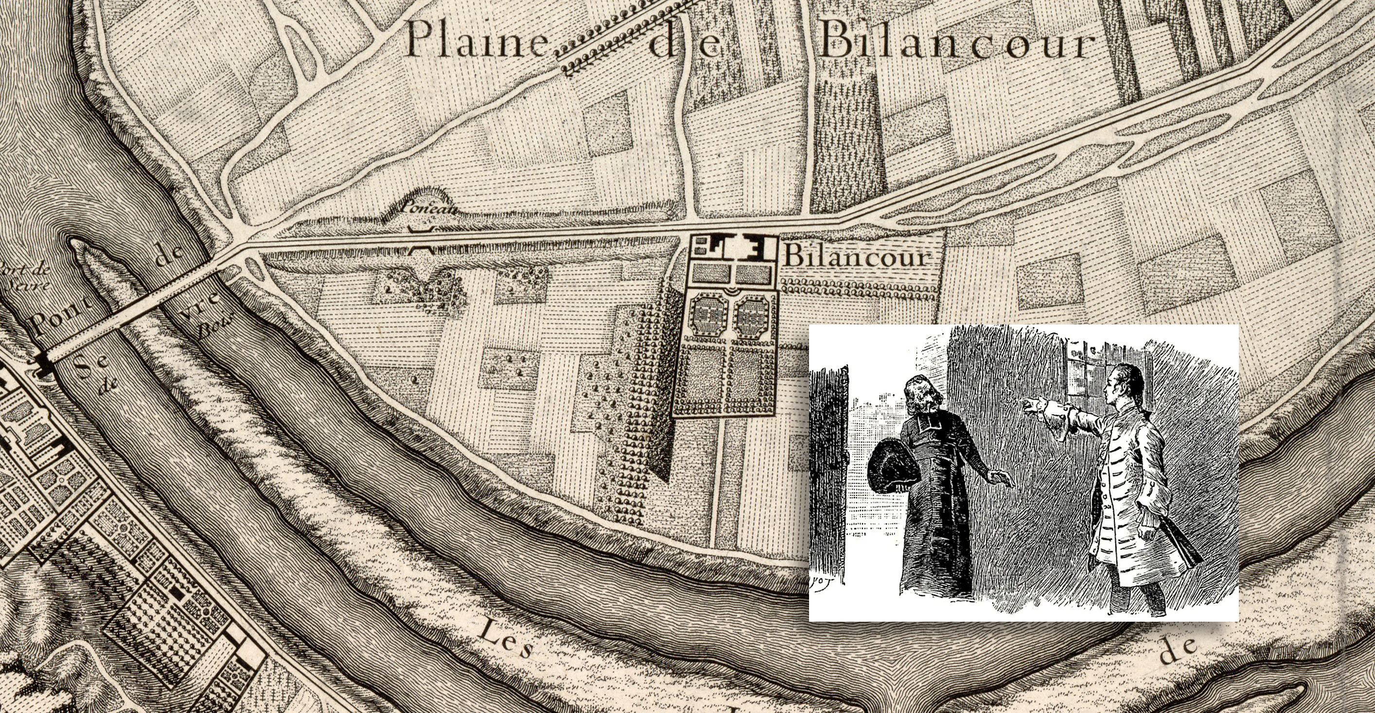 1731 Plan de Roussel - Gauthier