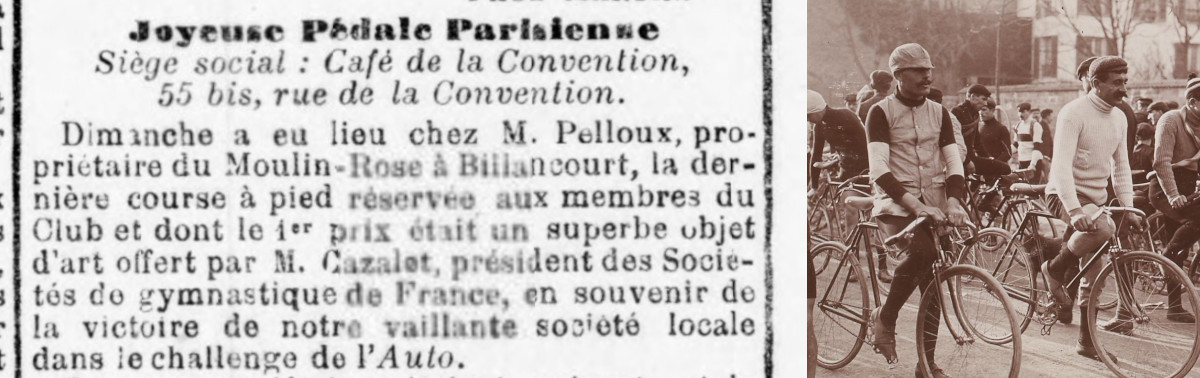 Joyeuse pédale Parisienne 1903